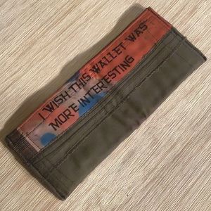 Hand made art Mans  wallet